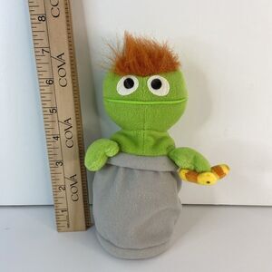 TYCO Sesame Street Beans Oscar The Grouch Bean Bag Plush 7"